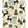 Gift Wrap (24"x100') MERRY AND BRIGHT